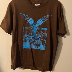 Thrice emo band medium t shirt center block 2004